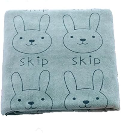 Gobrilliant 20x50CM Cute Rabbit Baby Infant Newborn Bath Towel Washcloth Bathing Cloth Soft (Blue)