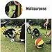 TONUNI Bike Floor Pump,Portable Air Pump Bicycle Ball Pump Inflator Kit with Needle,Nozzle for Sports Outdoors Bike Soccer Basketball Football Rugby Exercise Sports Ball Swim Inflatables 6-Pcs Set