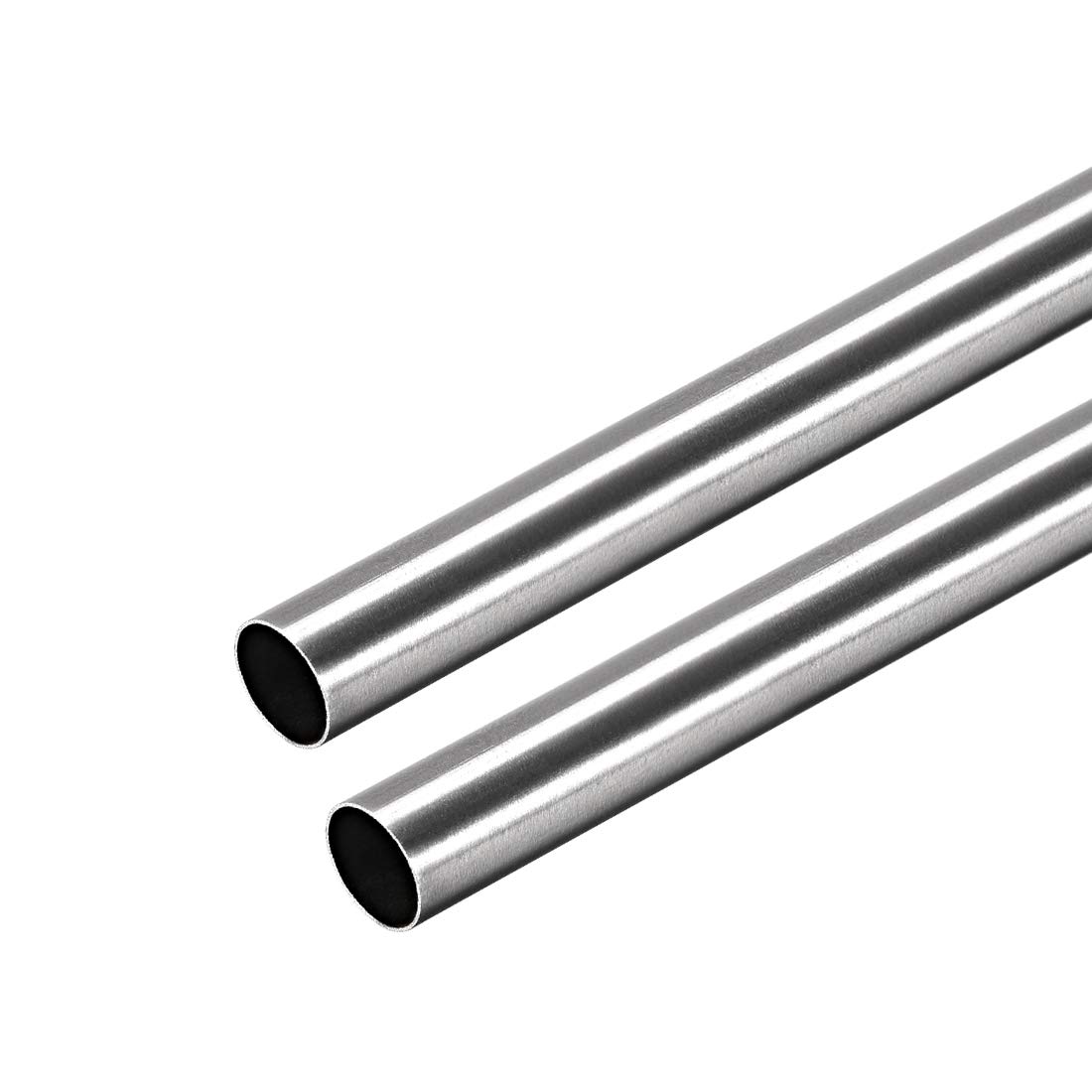 uxcell 304 Stainless Steel Round Tubing 8mm OD 0.2mm Wall Thickness 250mm Length Seamless Straight Pipe Tube 2 Pcs
