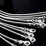 10pcs 925 Silver Plated 16