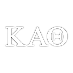 Pro-Graphx Kappa Alpha Theta Greek Sorority Sticker