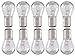 EIKO 1157 12.8V and 14v DC Bayonet Base, Turn Signal with Brake Light Bulb, Miniature Indicator Lamp (Pack of 10)