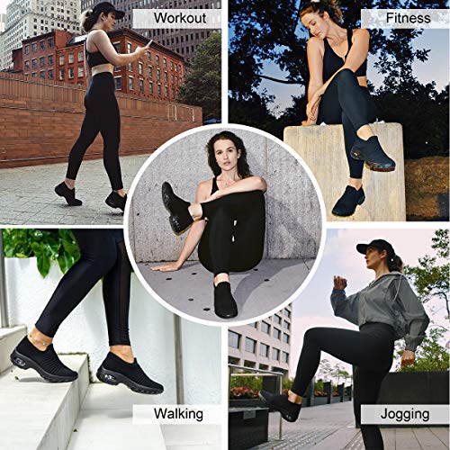kinetic women's anti slip walking plantar fasciitis shoes