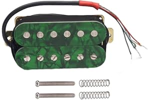 GENERIC ROZILO Electric Guitar Humbucker Pickups Double Coil Guitar Bridge Pickups Green Pearl 52mm