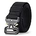 WERFORU Tactical Belt, Military Style Webbing Riggers Nylon Belt with Heavy-Duty Quick-Release Metal Buckle 1.5