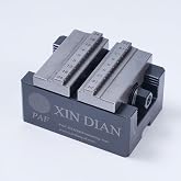 XinDian CNC Self-Centering Vise Precision Milling Machine Tool H54-8-55 | Precision &plusmn;0.03mm for flawless CNC milling. Durable 4CR13H steel. EROWA/3R compatible. Ideal for batch processing.