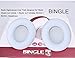 Bingle Replacement Ear pads for Beats Studio / Studio2.0 - Protein Leather Memory Foam Ear Cushion Pads Earpads Ear Cups for Beats Studio 2.0 Wired / Studio 2.0 Wireless B0500 / B0501 (1Pair White)