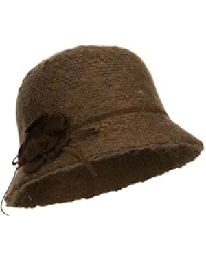 Women's Flower Yarn Bucket Hat