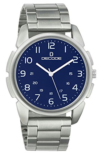 decode analogue blue dial mens and boys watch-gr084 blue chain