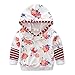 Dress Like Mommy Baby Girls Daughter Mother Matching Rose Floral Cotton Hoodies Outfit Dress Coat (Daughter 2-3 years, multicolored)