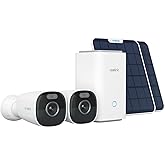 REOLINK 4K Security Cameras Wireless Outdoor System, Encrypted 1 Year Local Storage, Color Night Vision, 2.4/5GHz Wi-Fi, AI Detection, No Monthly Fee, Home Hub with 2X Eco Ultra+Solar Panel
