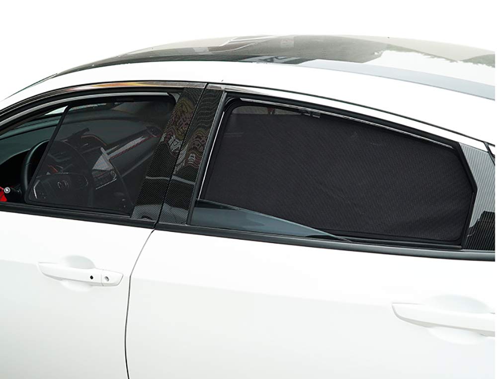Photo 1 of Bwen Car Window Sunshade for Toyota Corolla 2014-2019, Magnetic Side Window Cover Shades for Corolla, Custom Fit Car Shades for Side Window for Privacy and Sun Protection for Baby Kids Pet, 4pcs