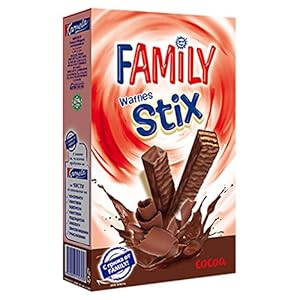 Family Waffles Stix Cocoa, 155 g