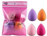 HOT Sale!4pcs Pro Sponges Puff,Canserin Beauty Flawless Makeup Foundation Blender