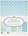 Darice Patterned 8.5 by 11 Cardstock Paper Pack, Minty Fresh Prints, 8.5