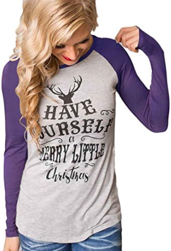 Women Long Sleeve,Kstare Womens Blouse Fashion Thankful Grateful Blessed Baseball T-Shirt Tops