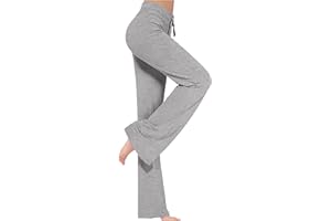 Wide Leg Yoga Pants Womens High Waisted Bootcut Leggings Tummy Control Sweatpants Soft Comfy Flare Lounge Pants