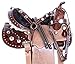 AceRugs 14 15 16 17 Cowgirl Barrel Racing Horse Saddle Set Western Show Silver Studded TACK Set Premium Leather (Brown/Tan, 15)thumb 1