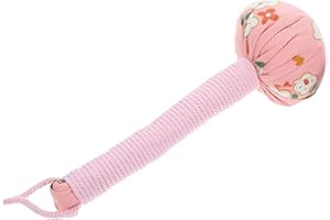 TOYANDONA Handheld Back Massager Hammer with Warming for Blood Flow Soft Cloth Wrapped Design Portable Pink