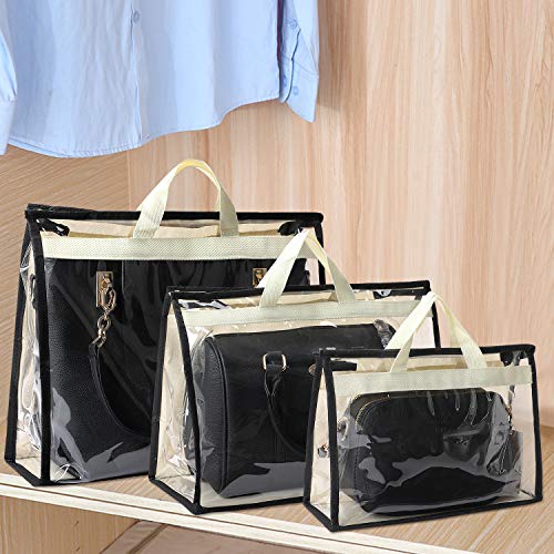 COOFIT Handbag Storage,Purse Storage Bag Covers for Handbag Purse Organizer Handbag Organizer Dustproof Bags Handbag Protector Dust Cover for Handbag