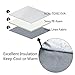 F40C4TMP Lunch Box Insulated Double Deck Lunch Bag for Men Women, 12 Cans Leak-proof Dual Compartment Cooler Tote Keep Warm and Cold with Bottle Side Pocket and shoulder Strap for School, Camping Grey