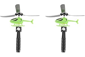 SUPVOX 2pcs Creative Pull String Helicopter for Safe Material Educational Copter Plane Hands Random Color