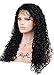 Right Hair Indian Remy Human Hair Lace Front Wigs Deep Curly For Black Women (#2 darkest brown 18inch)