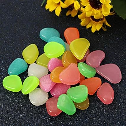 Buy X Sport 1 Pcs Unique Aquarium Fake Pebbles Glow Stone Fashion