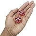Set of 24 and 30 Sided Polyhedral Dice - Translucent Red D24 and D30 with White Numbers - Pair of Odd Dice - For Determining Dates and Times, RPG Storytelling - Great Addition to Dice Collections