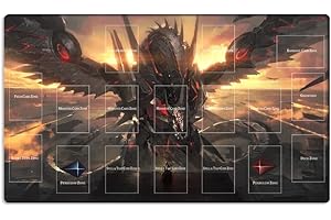 New Mlikemat Playmat Cyber Dragon Infinity TCG CCG OCG Trading Card Game Mat with Zones + Free Bag (ZD039-516-A)