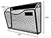 Superior Shoppers Professional Wall Mount File Holder| Mesh Document Organizer for Home + Office Accessories| Easy Filing Storage for Paper, Mail, Folders, Magazines, Receipts (3 Pack + BONUS Labels)