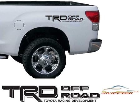 Amazon Trd オフロード デカール トヨタ タコマ タンドラ トラック ステッカー セット 1組 ブラック グロス ステッカー デカール 車 バイク