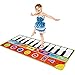 Cyiecw Piano Music Mat, Music Dance Mat Keyboard Playmat with 19 Keys Piano Mat, 8 Selectable Musical Instruments Build-in Speaker & Recording Function for Kids Girls Boys, 58.26 x 23.62 inches