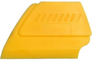 VViViD Yellow Fine-Edge Detailer Hand Tool for Vinyl Wraps & Decals Squeegee Applicator 2” Contour Miniature Sealer