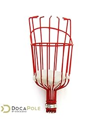 DOCAZOO DocaPole - Púa de frutas giratoria para poste de extensión y bastón telescópico, ideal para manzanas, Avocados y otros accesorios de fruta/DocaPole