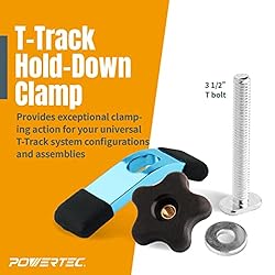 POWERTEC 71082 T-Track Mini Hold-Down