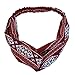Beautyer 6Pcs Women Headband High Elastic Head Wrap Classical Retro Style Printed Twisted Hair Bands (6pcs)