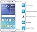 TANTEK [2-Pack Screen Protector for Samsung Galaxy J7(2015 Version),Tempered Glass Film,Ultra Clear,Anti Scratch,Bubble Free,Case Friendly