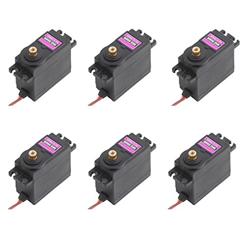 LeaningTech 6pcs MG996R Torque Digital All Metal Gear Servo for Helicopter Car Boat Model FE LeaningTech 6pcs MG996R Torque Digital All Metal Gear Servo for Helicopter Car Boat Model FE