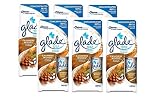 Glade Sense and Spray Concentrated Refill, Lasts For Weeks, Cashmere Woods, 0.43 Oz. Pack of 6 Refills.