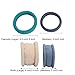 LvDD Hair Ties Band Rope Seamless High Elastic Ponytail Holders Scrunchie (Large, 2)