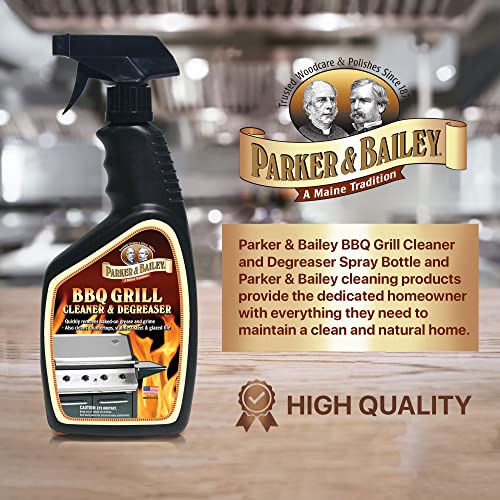 Parker & Bailey Grill Cleaner and Degreaser BBQ Grill Cleaner Degreaser Cleaner Heavy Duty