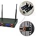 Wireless Microphone System, FREEBOSS 4 Channel VHF Wireless Microphone Set with 4 Handheld Mics, Metal Receiver, Ideal for Church, Meeting, Karaoke, Wedding (FB-V04)