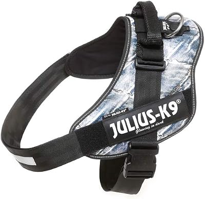Julius-K9 IDC Powerharness 3XL/4 Jeans Chest 96-138 cm Reflective
