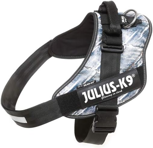Julius-K9 IDC Powerharness 3XL/4 Jeans Chest 96-138 cm Reflective