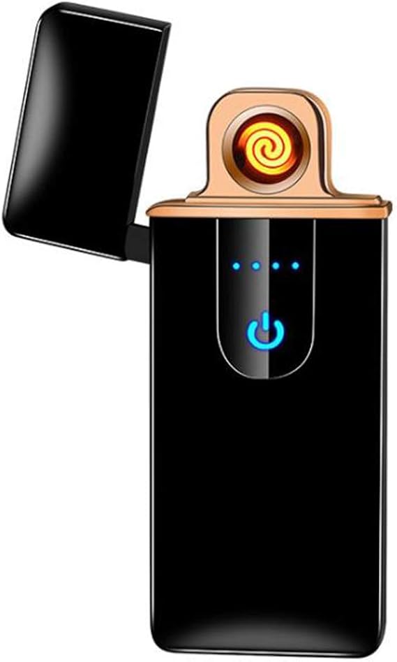 Amazon Milio 誘導ライター センサーライター ガス オイル不要 金属ライター ライター小型 メタルライター 電子ライター ライター タバコ Usbライター ライター レトロ防風usbシガーライター 充電式葉巻誘導ライター 充電式 ガス オイル不要 防風 軽量 薄型 おしゃれ