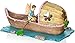 Joykick Fairy Garden Boat Kit - Miniature Hand Painted Figurine Statues with Accessories - Set of 6pcs for Your House or Lawn Decor