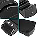 Pecham DualShock 4 Dual Charging Station – PS4/PS4 Slim Controller Charger Dock – Modern Design & LED Indicator – USB Cable & 8 Thumb Grips for Joysticks Included – Black