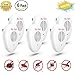 NEW 2018 Ultrasonic Pest Repellent (6-Pack)[UPGRADED] Electronic & Ultrasound Control in Effective Expulsion Control Mosquito, Roach, Mice, Spider, Ant, Rodent,Bedbugs
