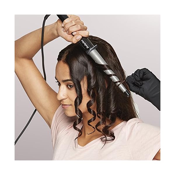 BaByliss-Ceramic-Curling-Wand-Pro BaByliss Ceramic Curling Wand Pro, Flawless curls, 13 - 25 mm conical barrel, wrap control, variable heat